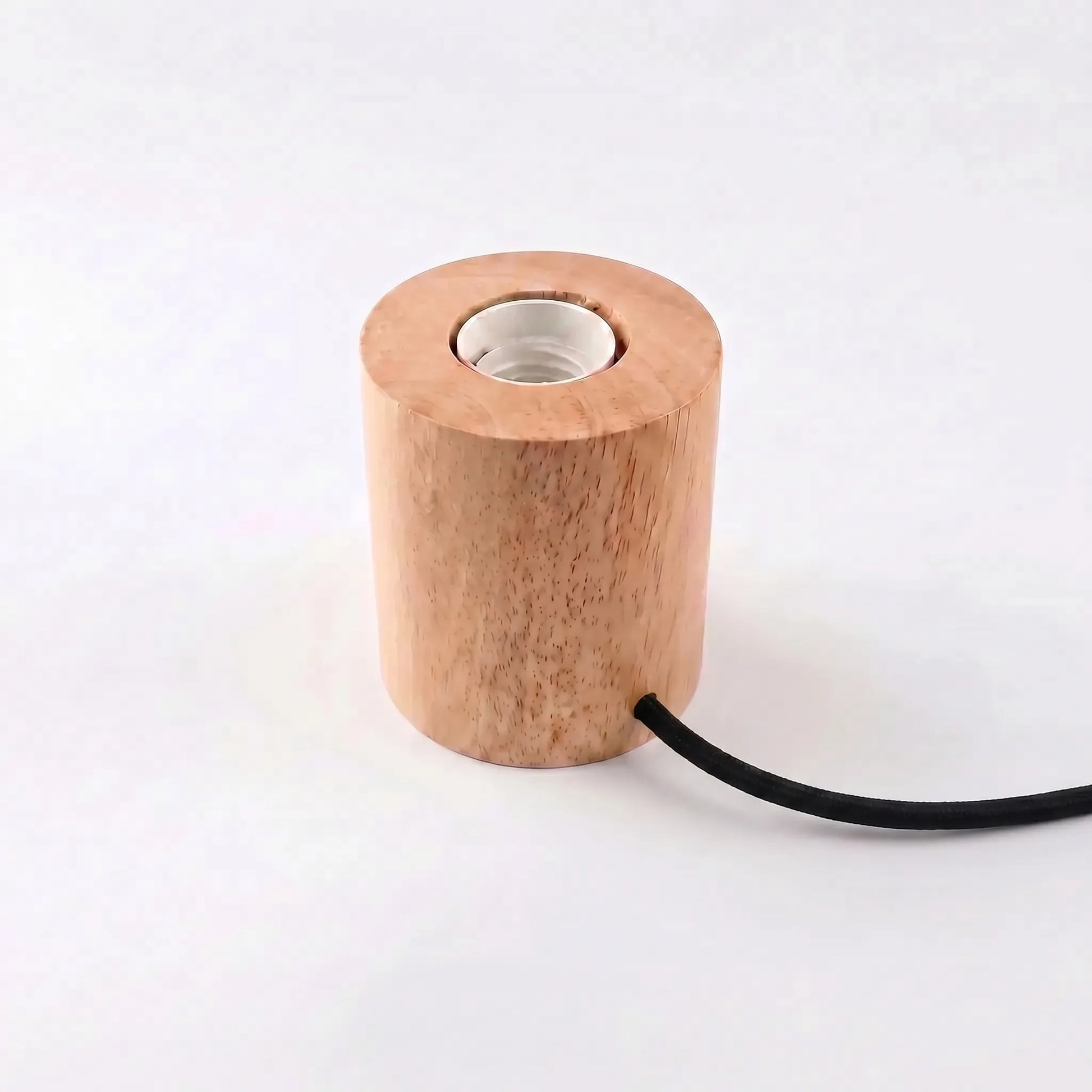 Retro Geometric Wooden Lamp Base -  Lumvorra