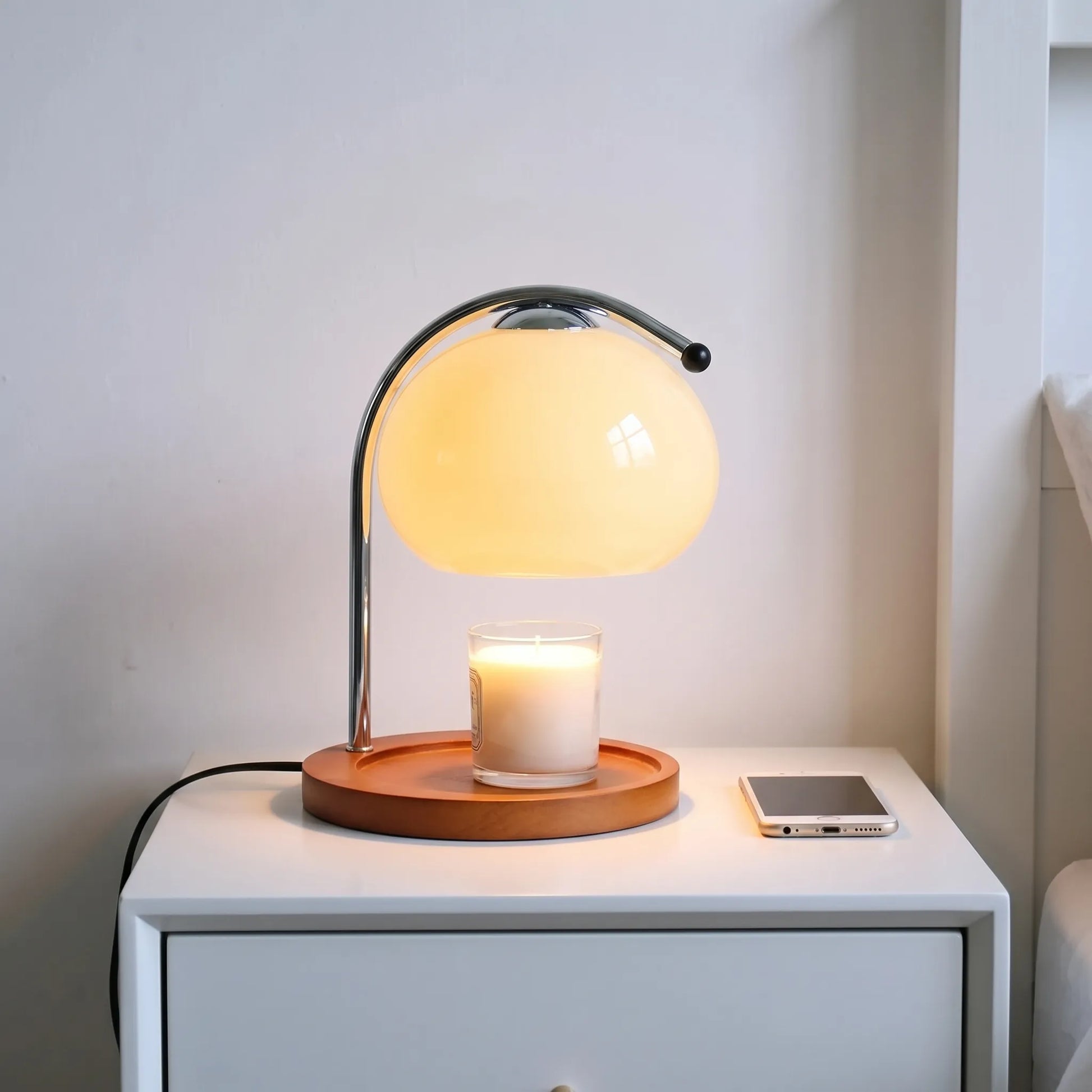 Retro Globe Candle Warmer Lamp -  Arorette