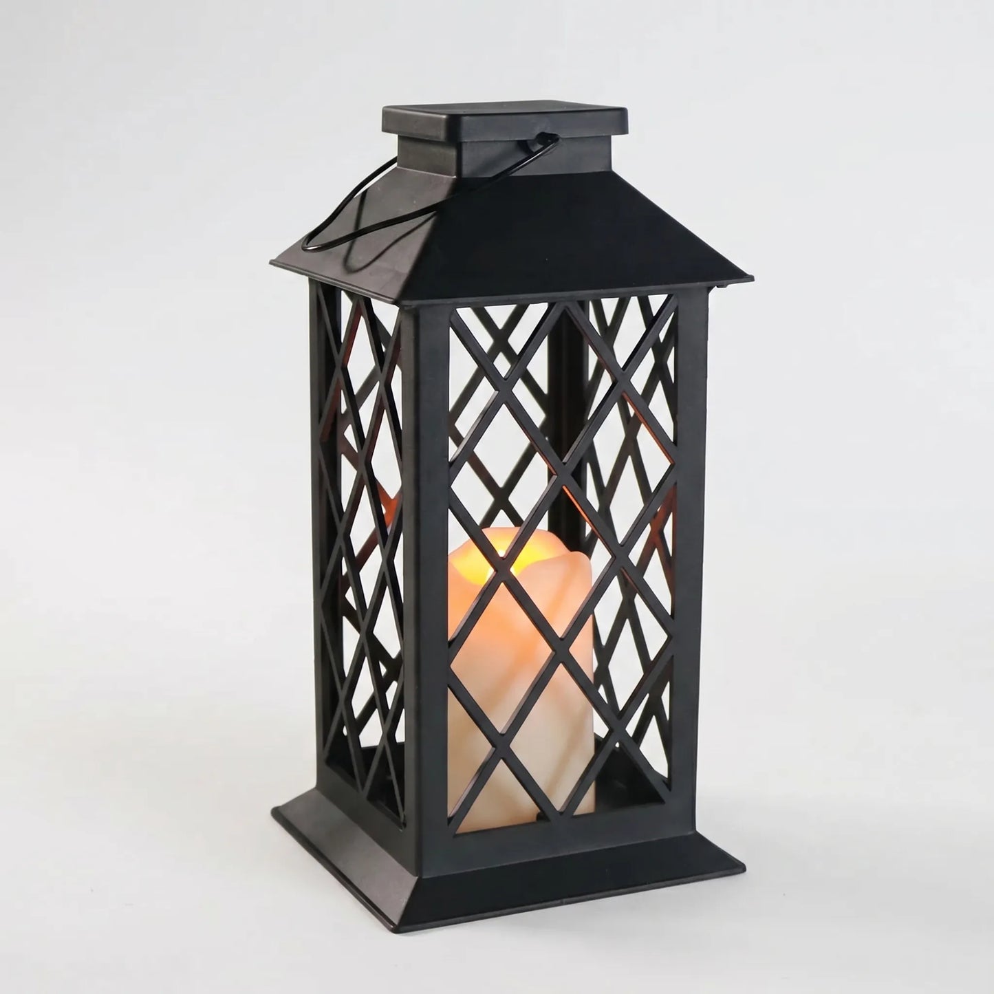 Retro Solar-Powered Candle Lantern -  Solanterra