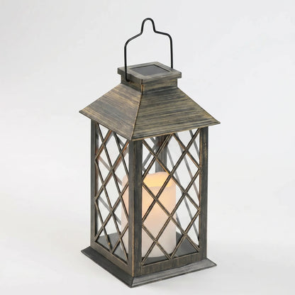 Retro Solar-Powered Candle Lantern -  Solanterra