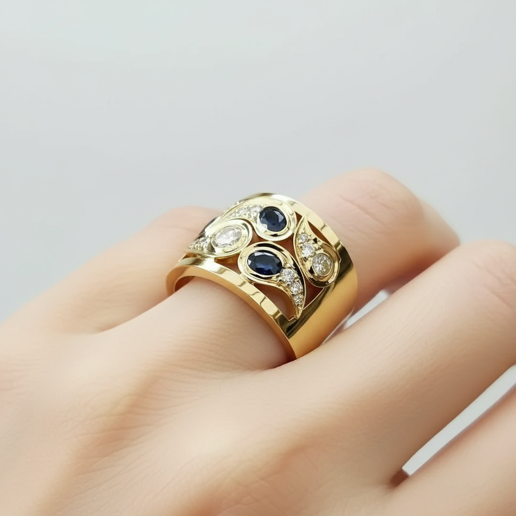 Ringschmuck Mit Kristallen - ShimmerRing 