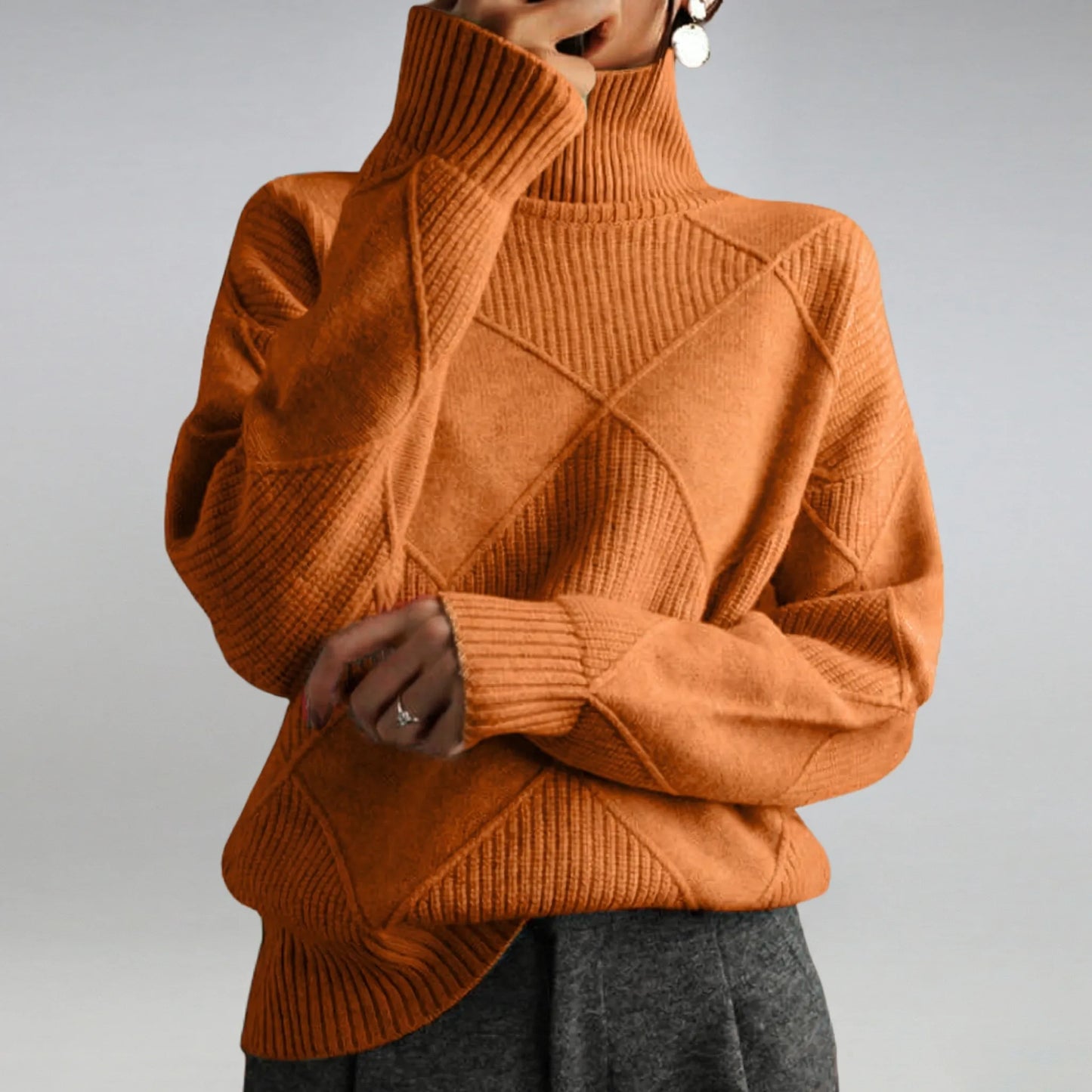 Rollkragenpullover Mit Weiter Passform - Luzie