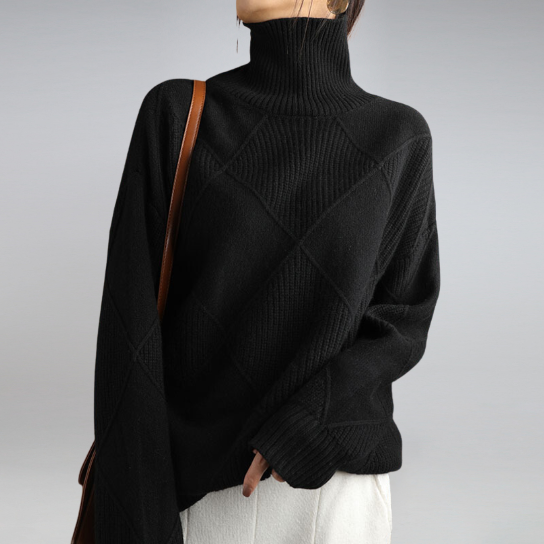 Rollkragenpullover Mit Weiter Passform - Luzie