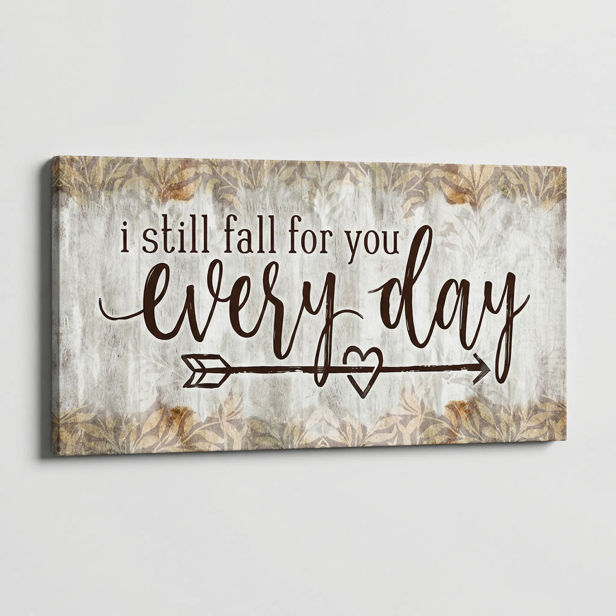 Romantisch Liggend Canvasdoek Met Liefdesquote - Lovenote