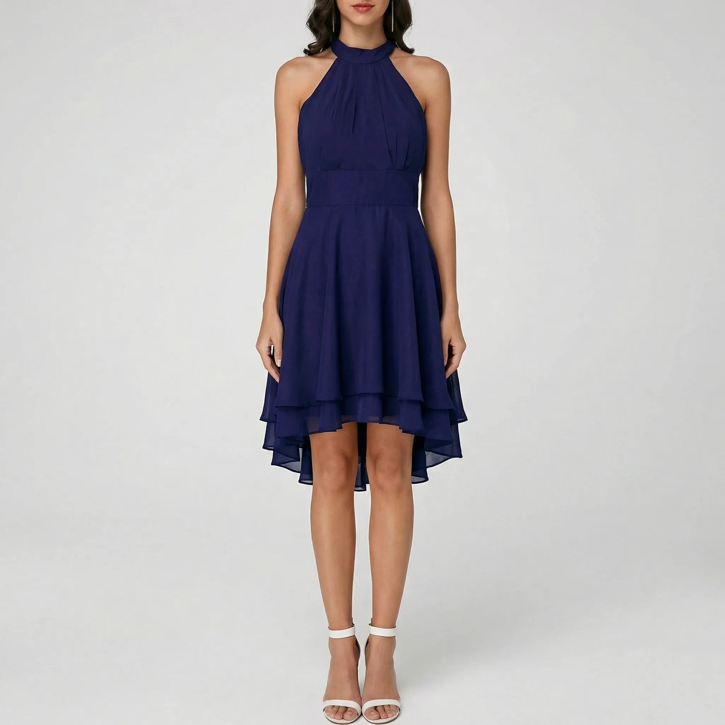 Romantisches Abendkleid Mit Volants - Jessie