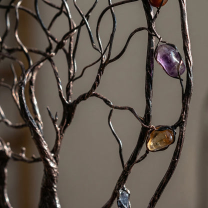 Rond Wanddecoratiestuk Met Boomstructuur - Rootcircle