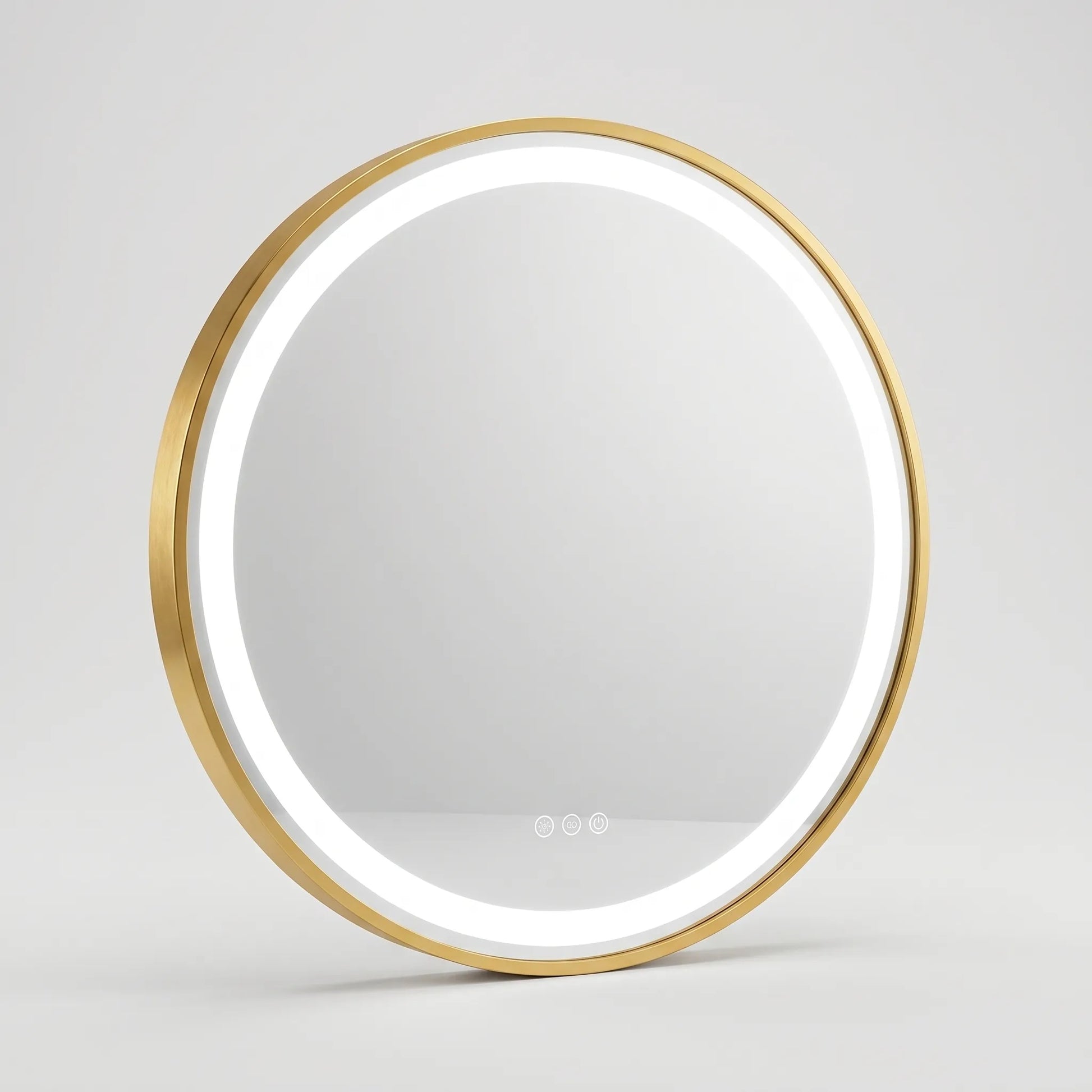 Round Illuminated Wall Mirror -  Luminique