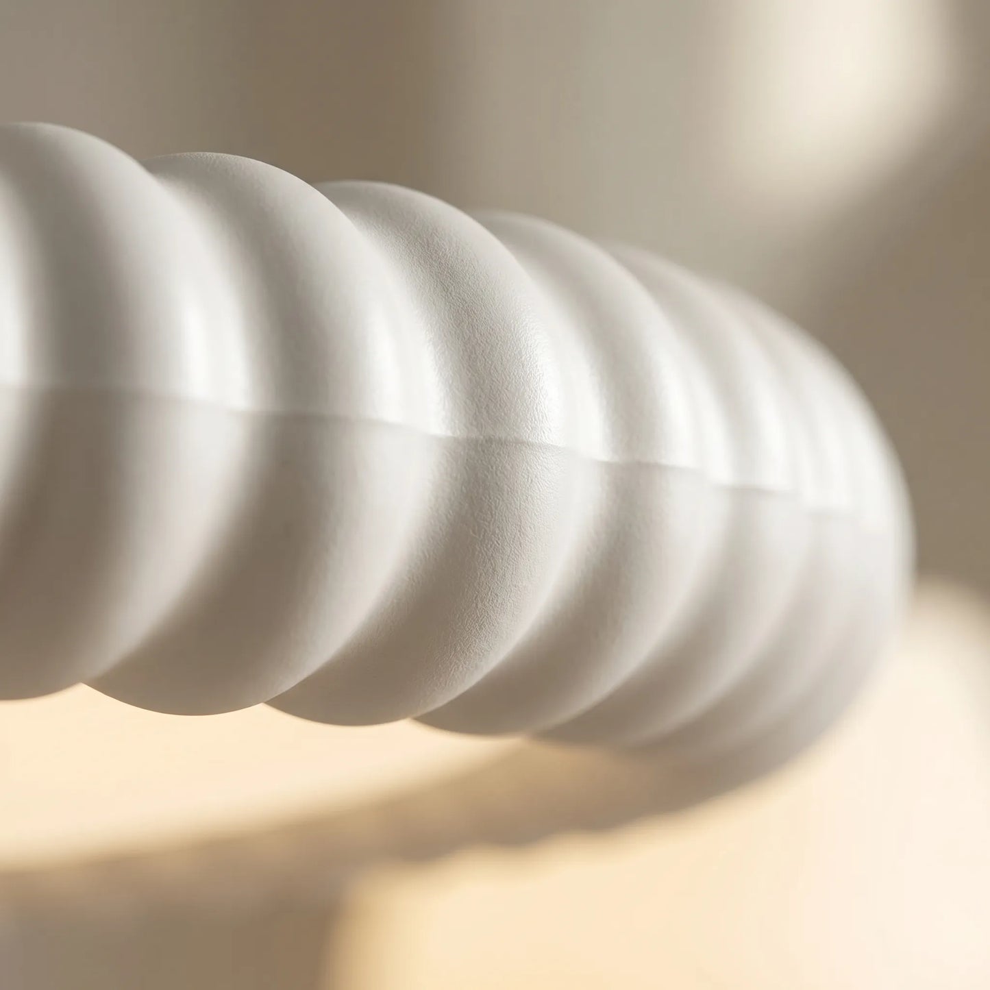 Round Ripple-Edge Flush Ceiling Light -  Ripplume