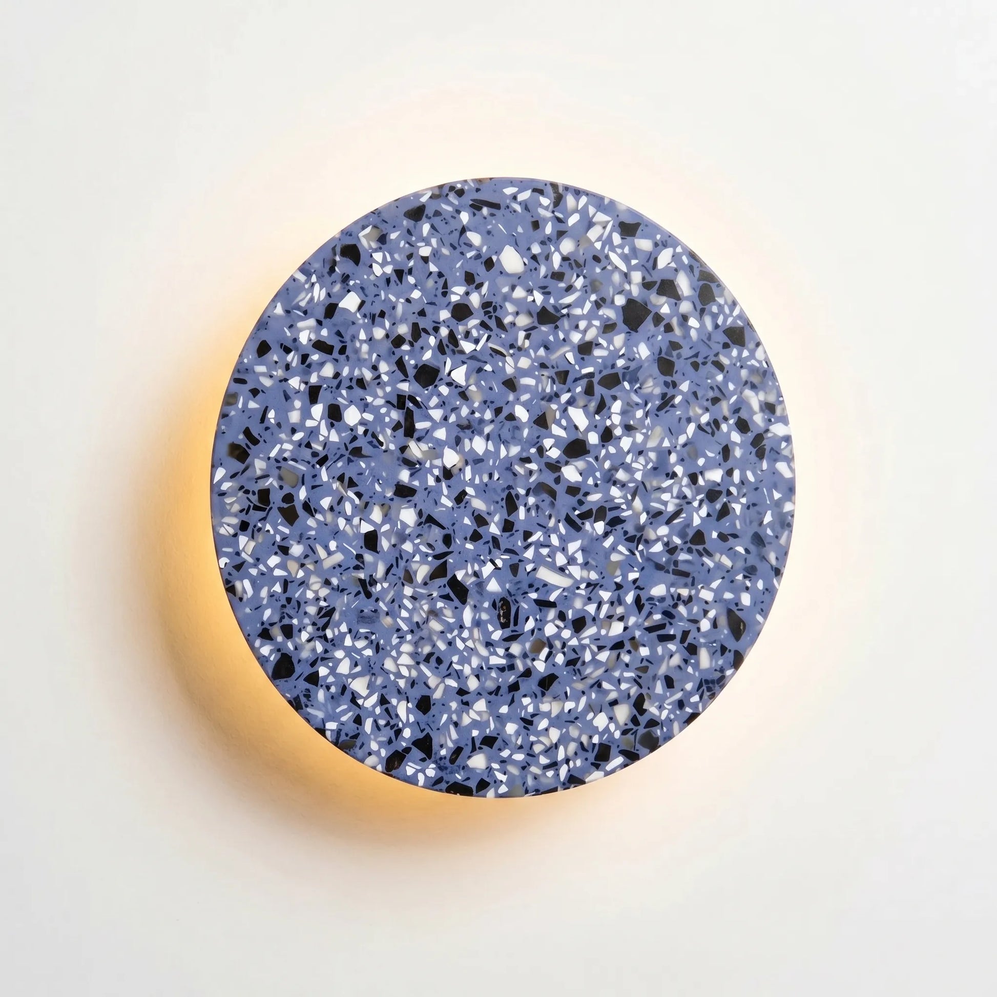 Round Terrazzo Wall Light With LED Backlight -  Terrazivo