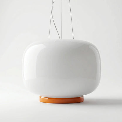 Rounded Glass Pendant Ceiling Lamp -  Glowdome