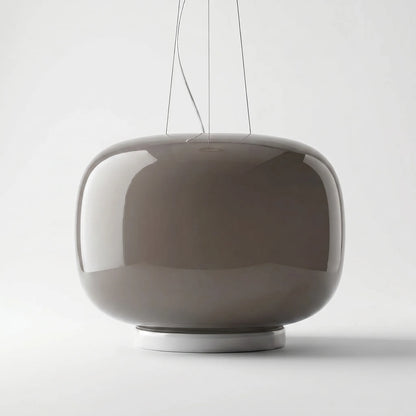 Rounded Glass Pendant Ceiling Lamp -  Glowdome