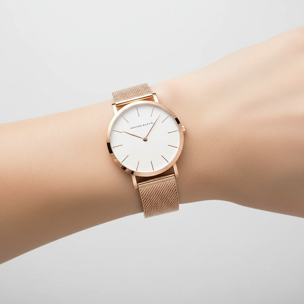 Runde Armbanduhr - TimelessWatch 