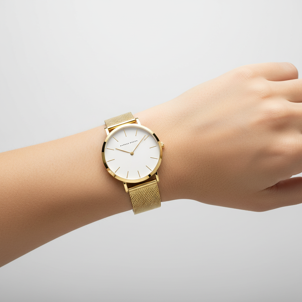 Runde Armbanduhr - TimelessWatch 