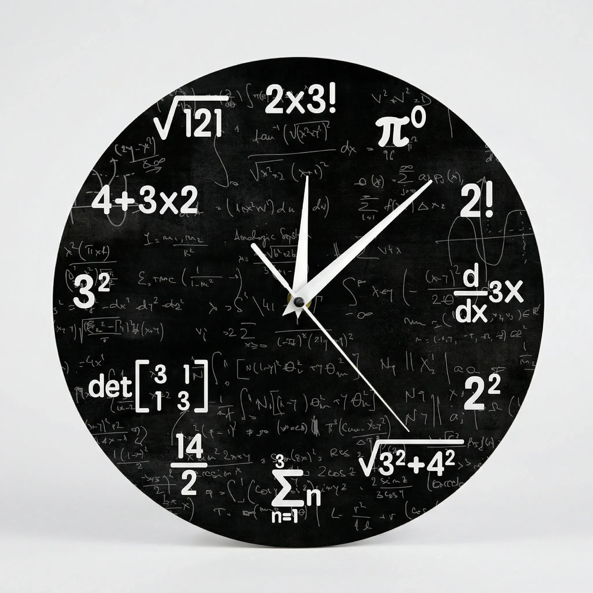 Runde Motiv-Wanduhr - NumeriClock