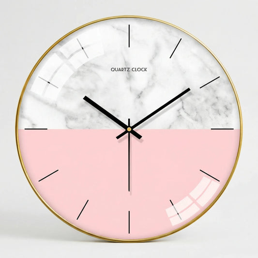 Runde Wanduhr Im Minimalistischen Stil - NordelleClocka