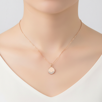 Runde Zirkonkette - GleamNecklace 