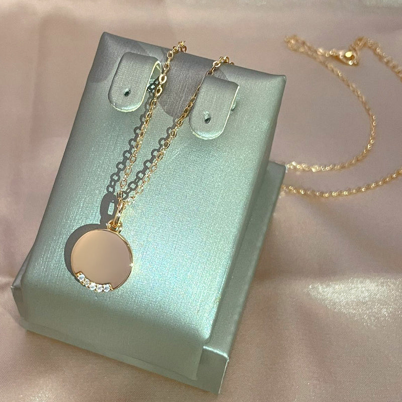 Runde Zirkonkette - GleamNecklace 