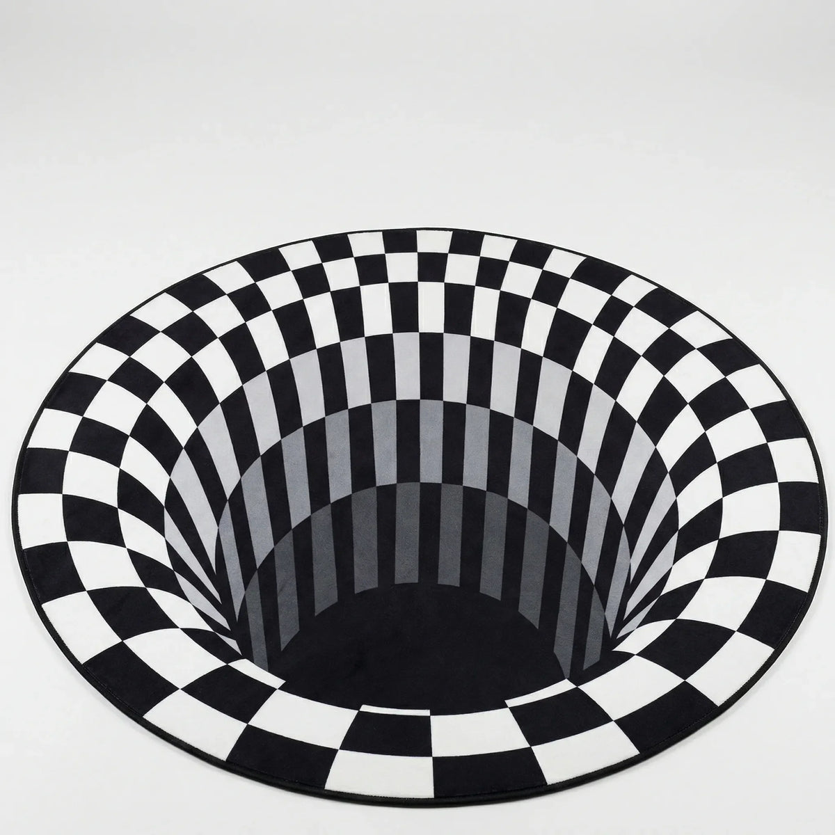 Runder 3D-Illusionsteppich - Vortique