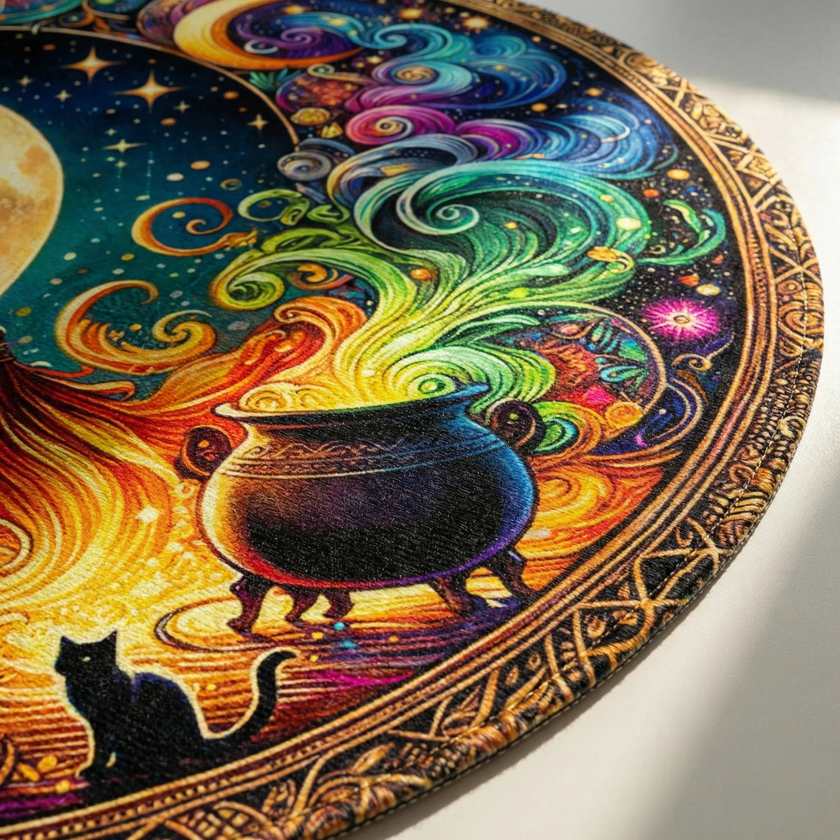 Runder Deko-Teppich - Mystivelle