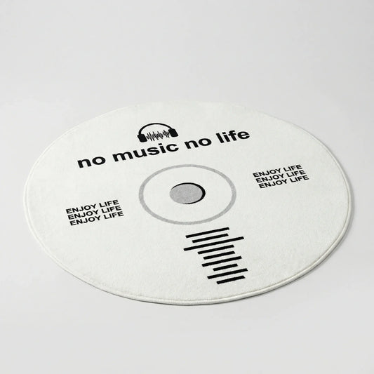 Runder Schallplatten-Teppich - Groovette