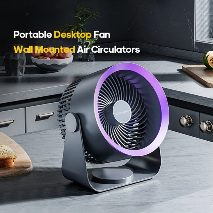 Multifunktionaler elektrischer Ventilator mit 4000mAh Akku – AirFlex