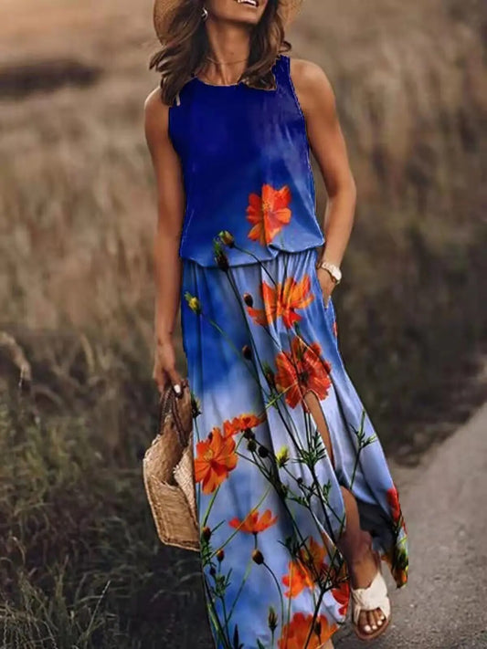 Maxi-Sommerkleid mit individuellem Schnitt – Amara