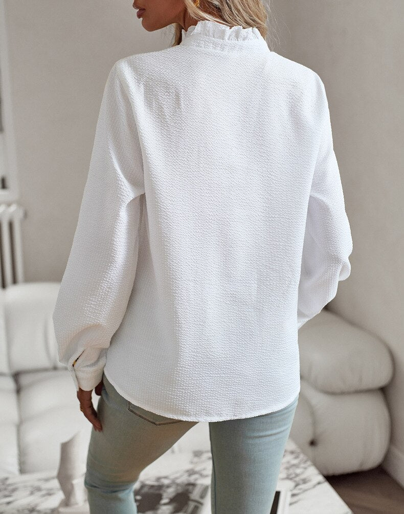 Trendige Gestreifte Damenbluse – Elise
