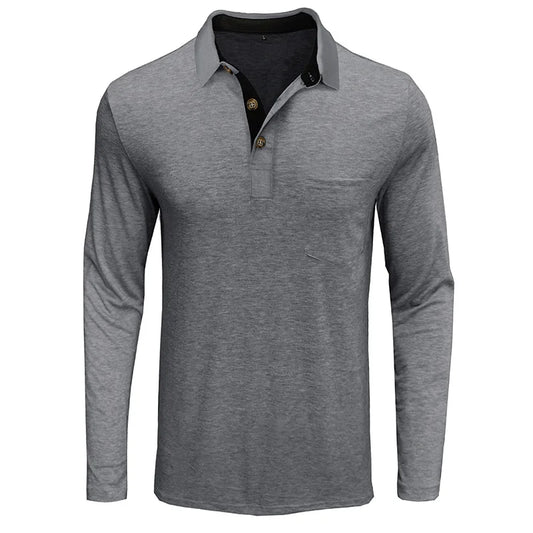 Herren Langarm-Polo atmungsaktiv & vielseitig – Matteo