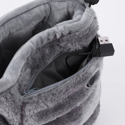 Elektrische USB-Pantoffeln mit Plüschfutter – WarmFeet