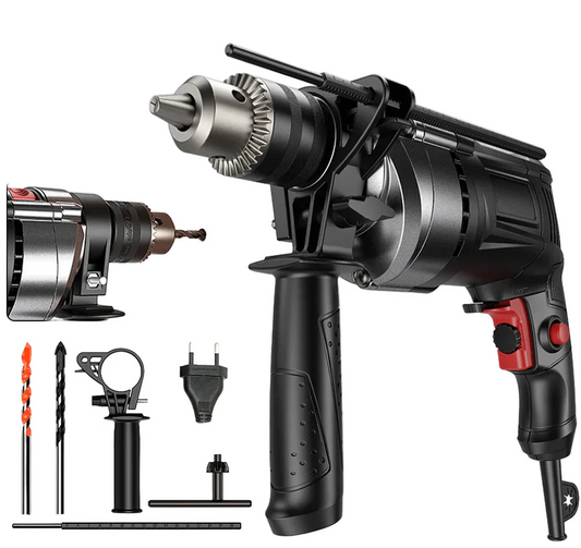 780W Elektrohacker & Bohrer mit variabler Geschwindigkeit – DrillForce