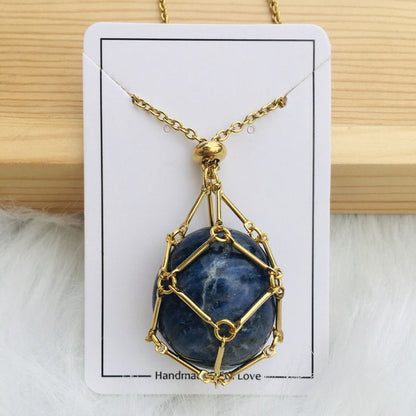 Interchangeable Crystal Stone Necklace for Radiant Style & Harmony 12