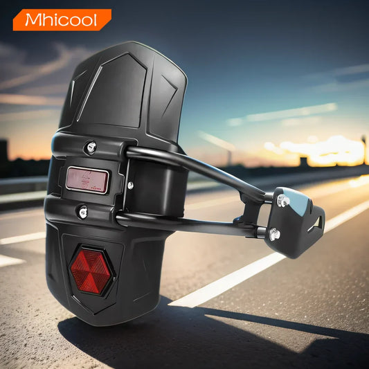 Universeller Motorrad-Hinterradschutz mit Reflektor – RoadGuard