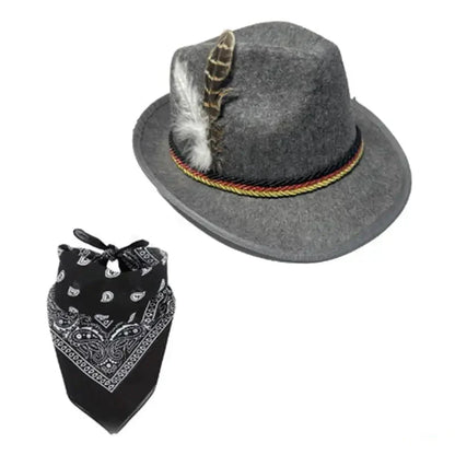 Trachten Accessoire-Set mit Hut & Schal – TrachtenHeld Oktoberfest 2026