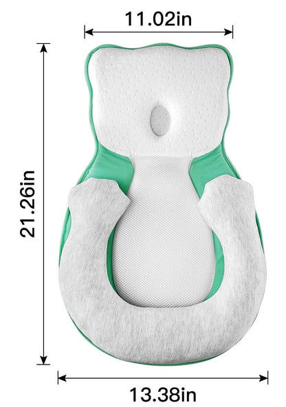 Weiches Neugeborenen-Lagerungskissen mit Beinunterstützung – KuschelNest