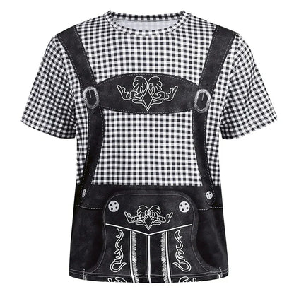 T-Shirt im Lederhosen-Look – WiesnShirt Oktoberfest 2026