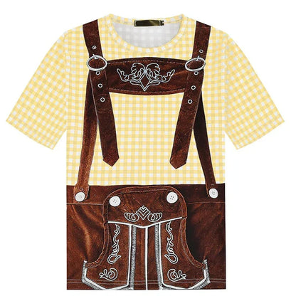 T-Shirt im Lederhosen-Look – WiesnShirt Oktoberfest 2026