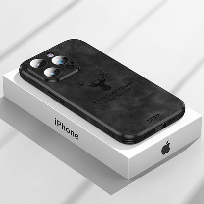 Luxe Hirschleder iPhone Hülle - Veltro
