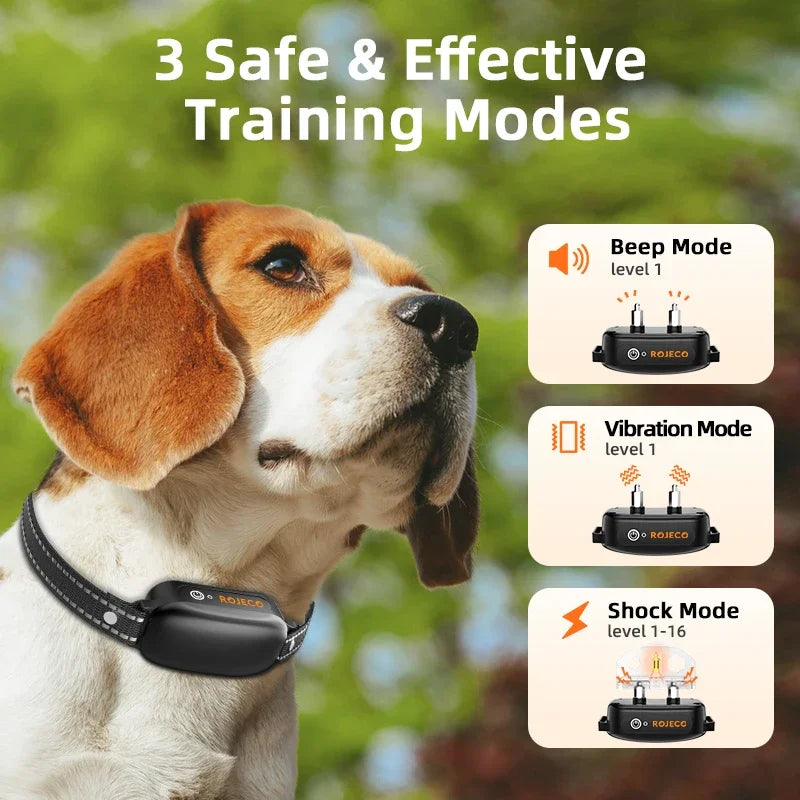 Elektrisches Hundetraining-Halsband mit 1000 m Reichweite und wasserdichtem Design – PetTrainer