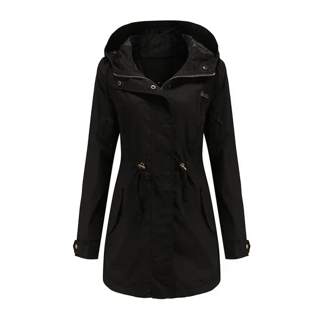 Stilvolle Damen Kapuzenjacke – Marielle Herbstzauber Edition