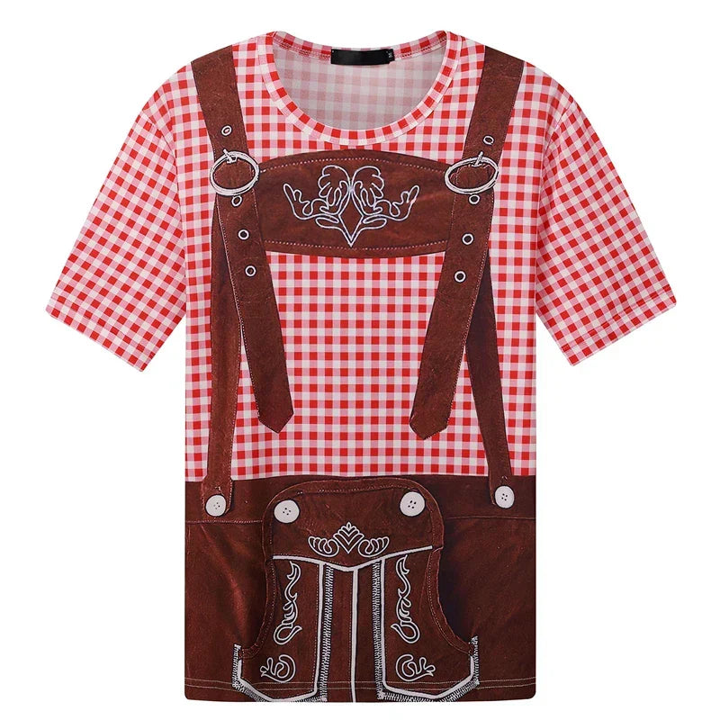 T-Shirt im Lederhosen-Look – WiesnShirt Oktoberfest 2026