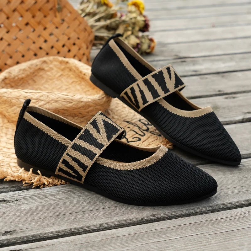 Stilvolle Damen Sommerschuhe mit spitzer Zehenpartie – Lina