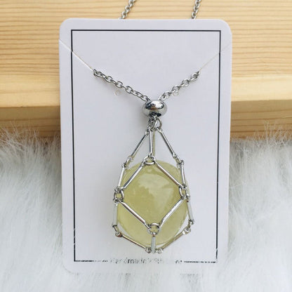 Interchangeable Crystal Stone Necklace for Radiant Style & Harmony 9