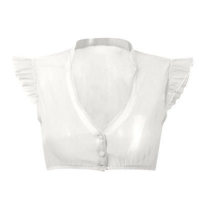 Dirndl Bluse mit Volantärmeln – Leni Oktoberfest 2026