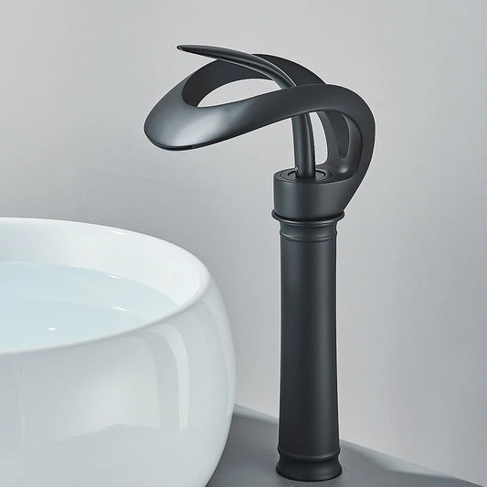 Mischwasserhahn mit Wasserfallauslauf - Flowarc