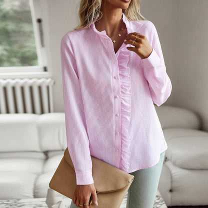 Trendige Gestreifte Damenbluse – Elise
