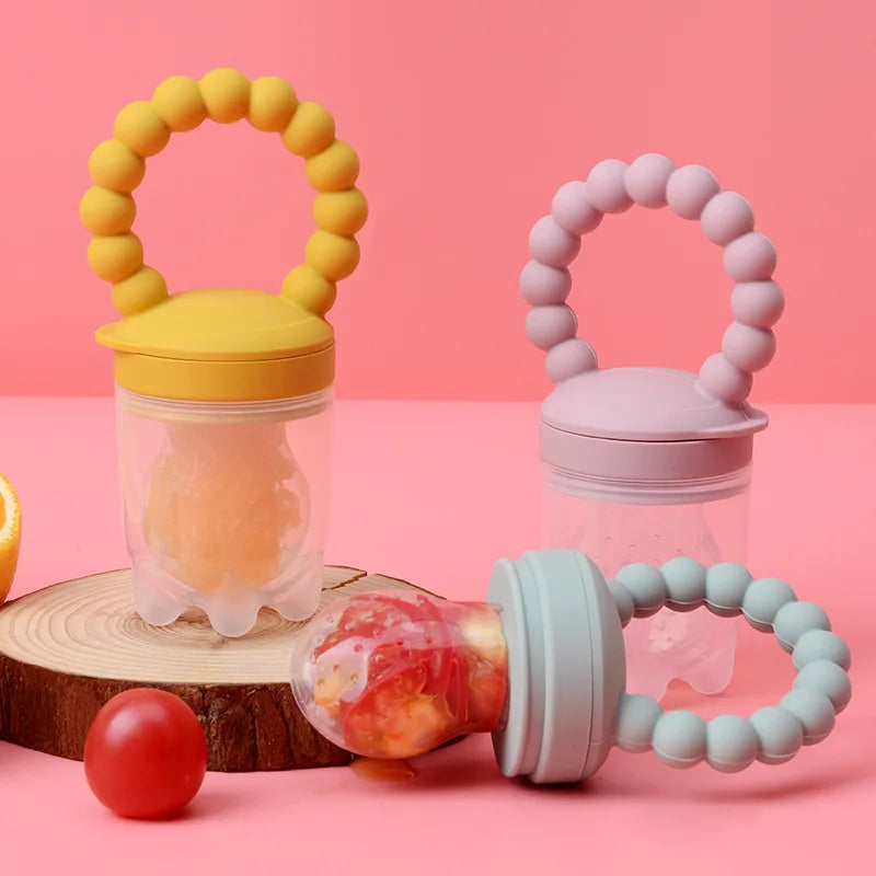 Frucht-Schnuller für Babys – Sicheres Kauen & Selbstständiges Essen lernen (1+1 GRATIS Aktion)