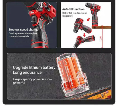 Akku-Bürstenloser Schlagschrauber 20V – DrillMate