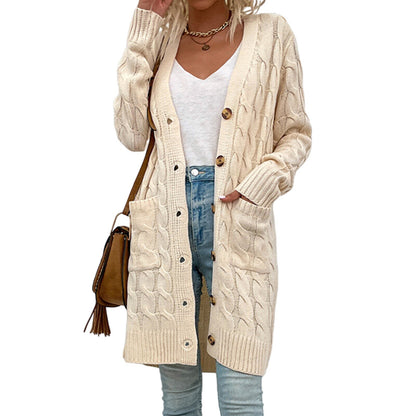 Damen Strick-Cardigan mit Taschen – Noelle