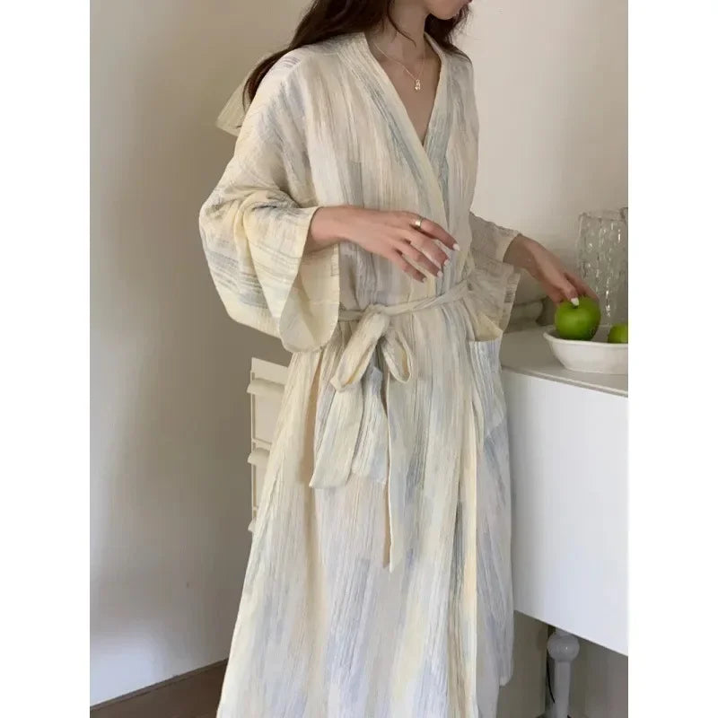 Lässiger Damen-Sommer-Kimono – Hana