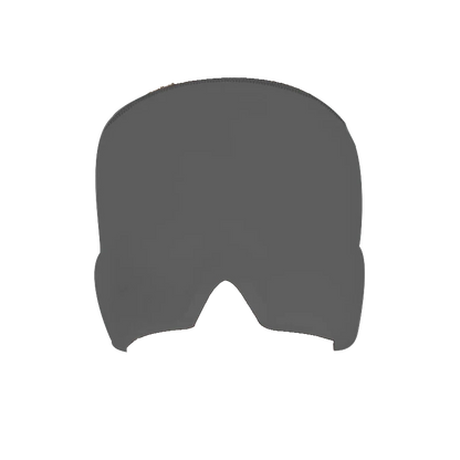Graues Snowboard-Visier, Ersatzlinse, kratzfest, UV-Schutz, Wintersportzubehör.